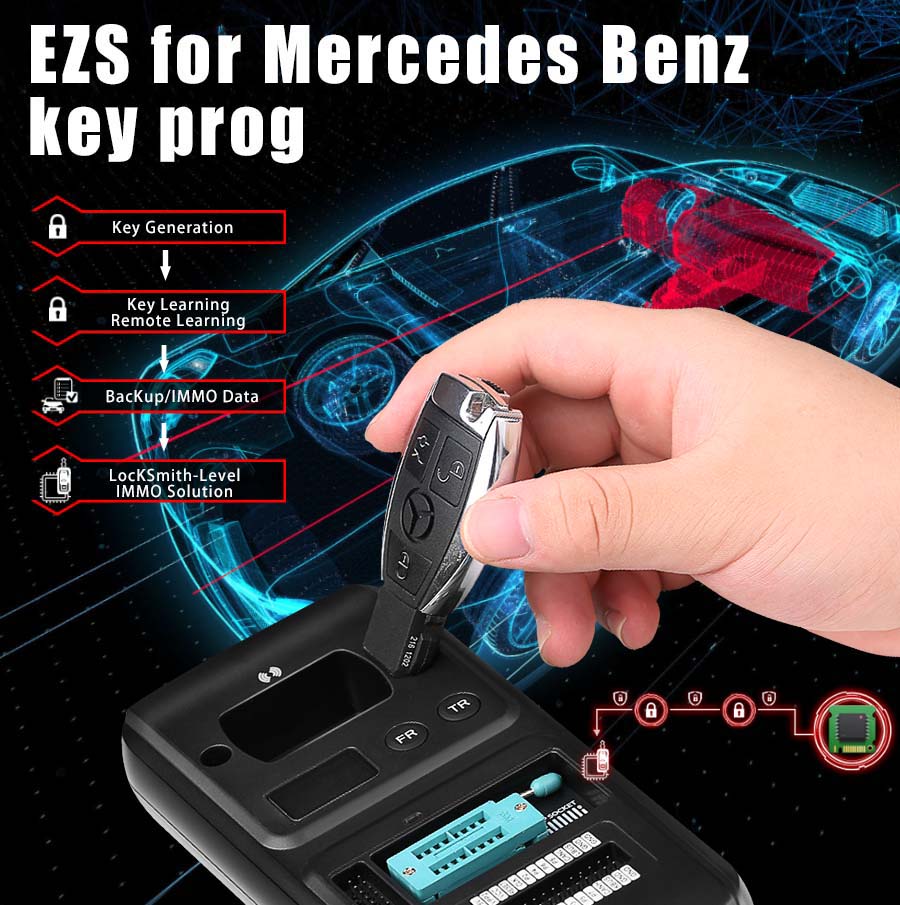 XTOOL D9S Pro Key Programmer плюс KS-1 KS01 Smart Key Emulator и KC501