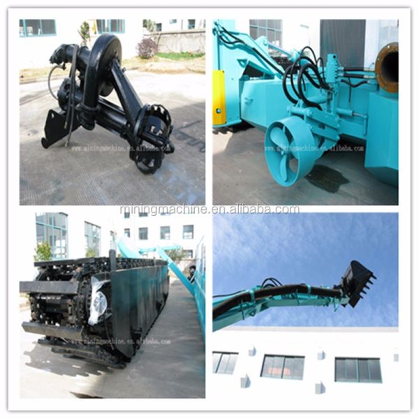 Diesel Amphibious Multipurpose Dredger with 8/3 inch Pump