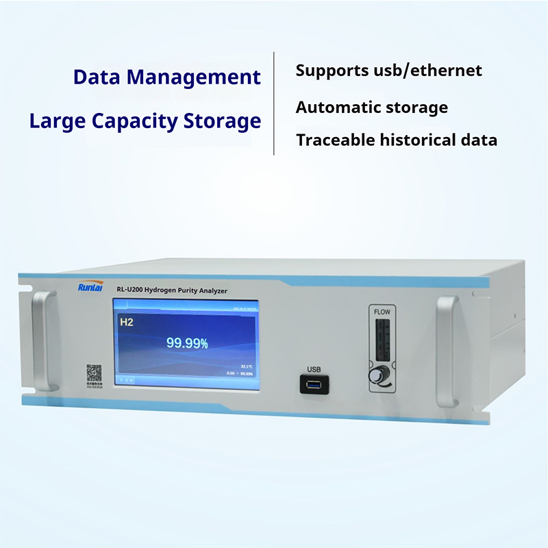 Metal Hydrogen Gas Analyzer H2 Gas Detector Customizable Industrial Gas Meter