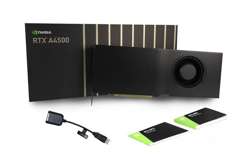 Архитектура ампера GPU видеокарты PCI-E 4,0 X16 RTX A4500 20G Gtx настольная