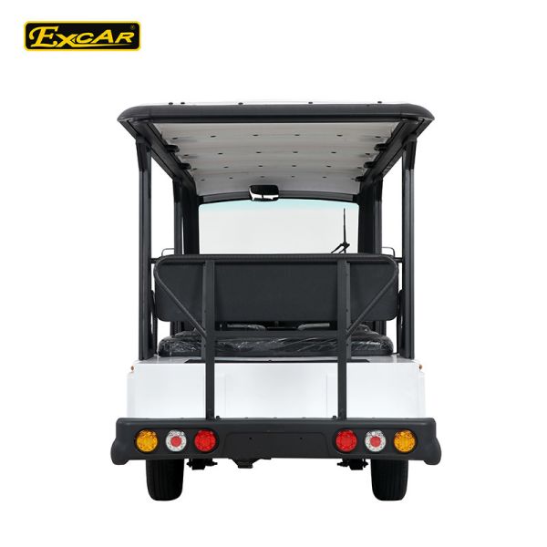 72V 210Ah lithium Battery Powered Electric Tourist Car EXCAR G1S8 White