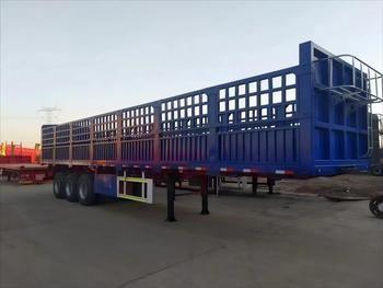 High-Performance Fence Semi Trailer For Secure Transport Of Livestock Animals And Heavy Load