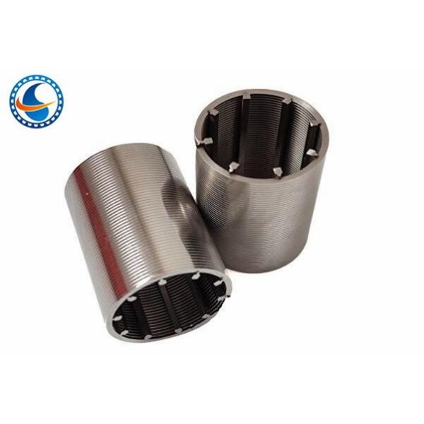 Slot 0.025mm Wire Wrapped Pipe Continuous Slot Cylinder