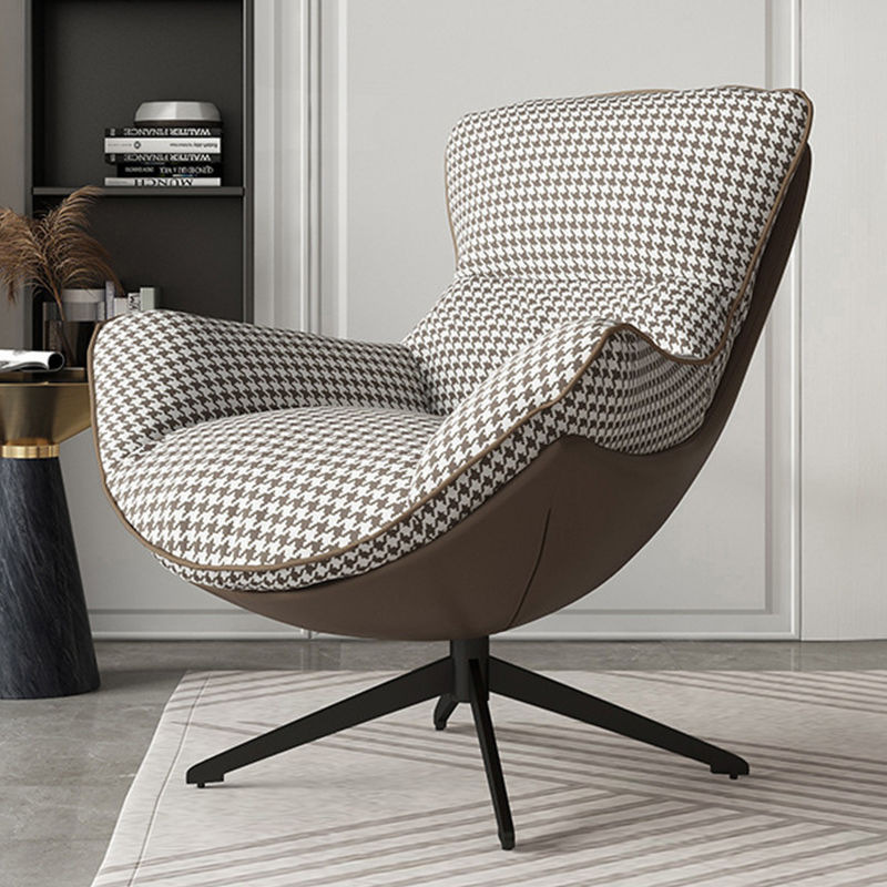 2025 New Single Seat Swivel Recliner Eggshell Modern Design Bedroom Use Living Room Lounge Chair