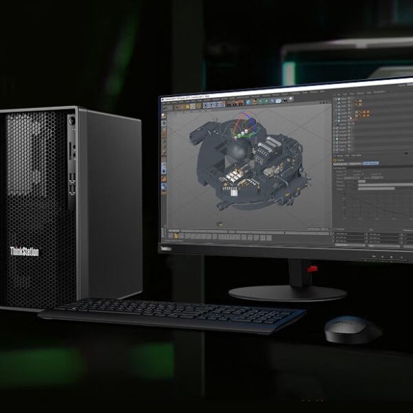 I7 Lenovo Desktop Workstation 8GB Memory 1TB Hard Drive Office Drawing Design