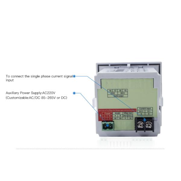 80*80 Single phase ampere meter/current panel meter for distribution box