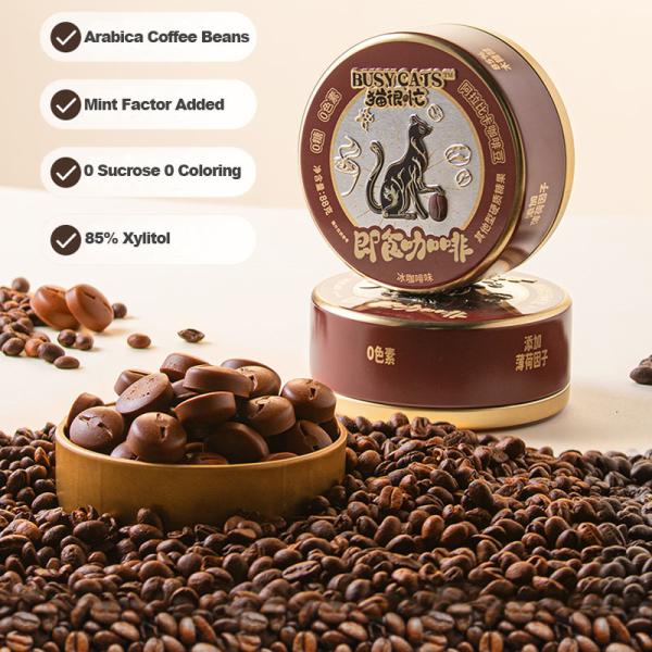 Mint Factor Added 0 Sucrose 0 Coloring Coffee Candy Arabica 85% Xylitol Candy