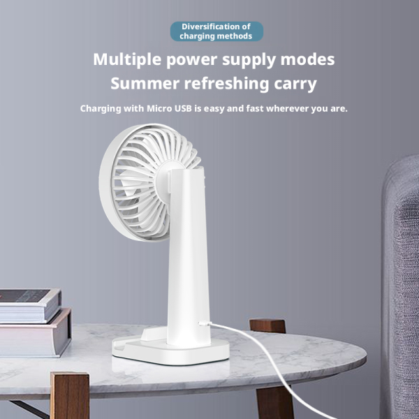 1200mAh Battery Mini Portable Fan with Humidify Function and Lightweight Design for Outdoor Use