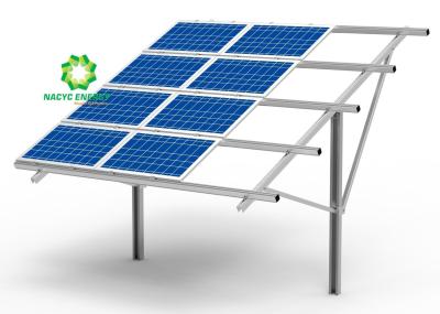 Projeto de alumínio do único suporte robusto da montagem de Polo do painel solar da estrutura de Polo