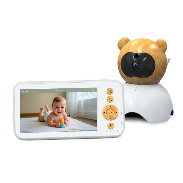 360°pan Tilt Zoom Camera Supported Infant Video Babyphone 2 Way Full HD Monitor for Your Requirement