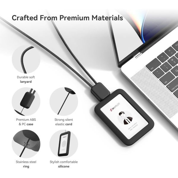 Factory Direct Silicone Badge Holders | Wholesale Durable ID Card Badge Reel Holders for Office & School
