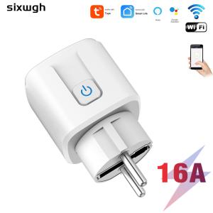 White Intelligent Wireless Outlet Plug Electrical Smart Plug Outlet