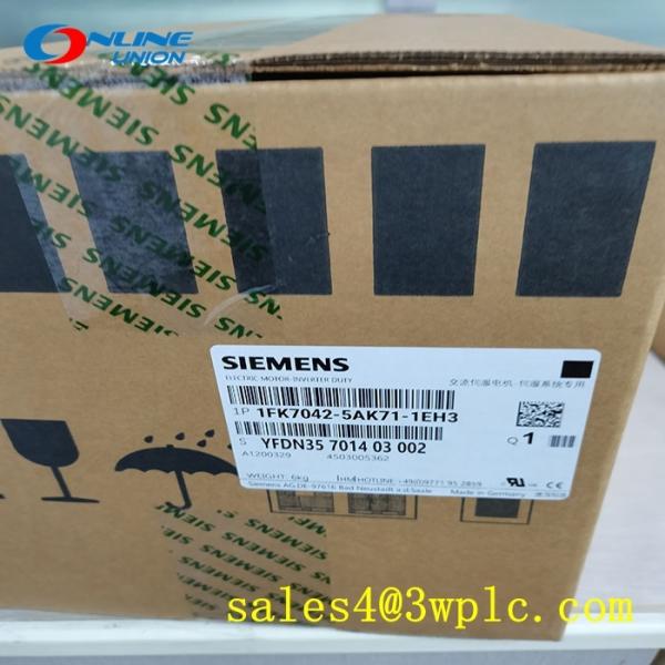 1FK7042-5AK71-1EH3 SIEMENS SIMOTICS S Synchronous Servo Motor