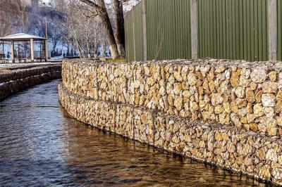 Cages galvanisées en gabion CE/ASTM pour lutte contre les inondations et protection contre l'érosion