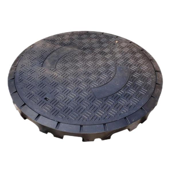 Fiberglass FRP Gfrp SMC Manhole Cover With Frame Sewage Drain Cover