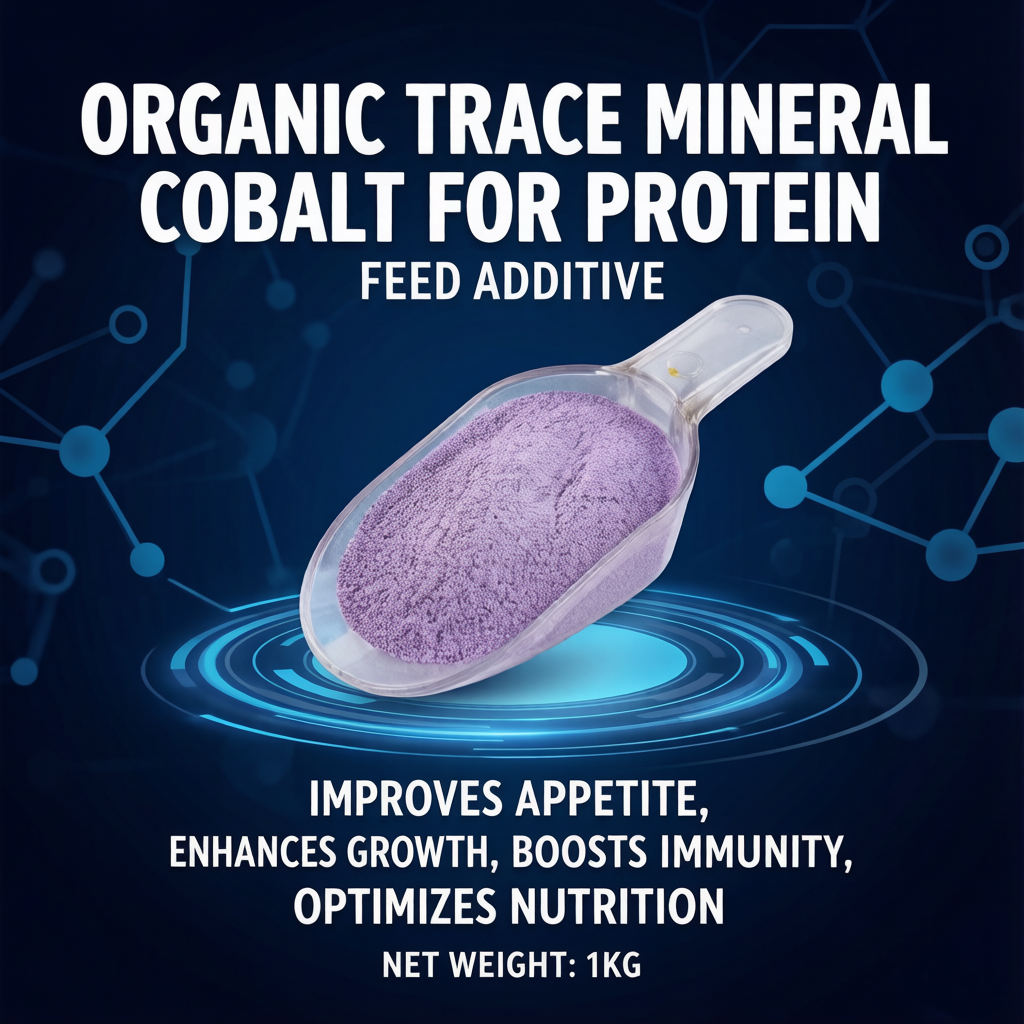 Free Flowing Moisture Resistant High Purity Chelated Mineral Premix Cobalt Feed Additives