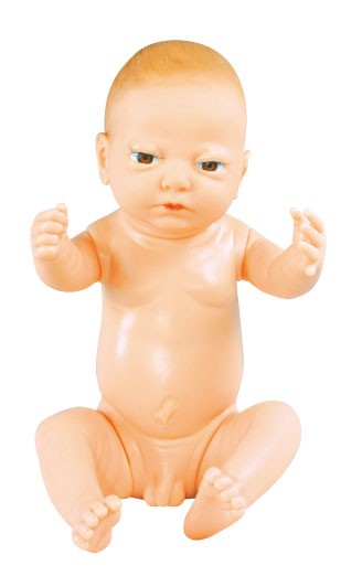 Newborn Baby Dolls Pediatric Simulation Manikin with Umbilical Cord , Infant Simulation