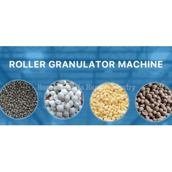 2-8mm Particle Extrusion Granulator Twin Roller Compactor Granulator