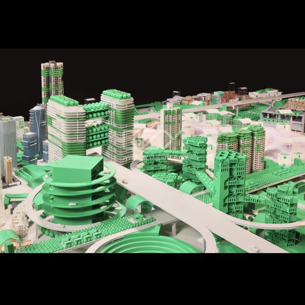 1：200 Urban Renewal Concept Model - 19th Venice Architecture Biennale China Pavilion Models