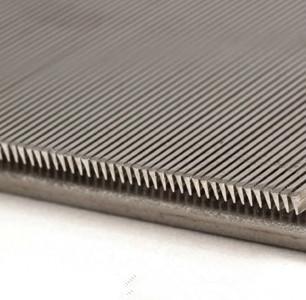 Welded Johnson Wedge Wire Flat Panel Stainless Steel Material Heat Resisting