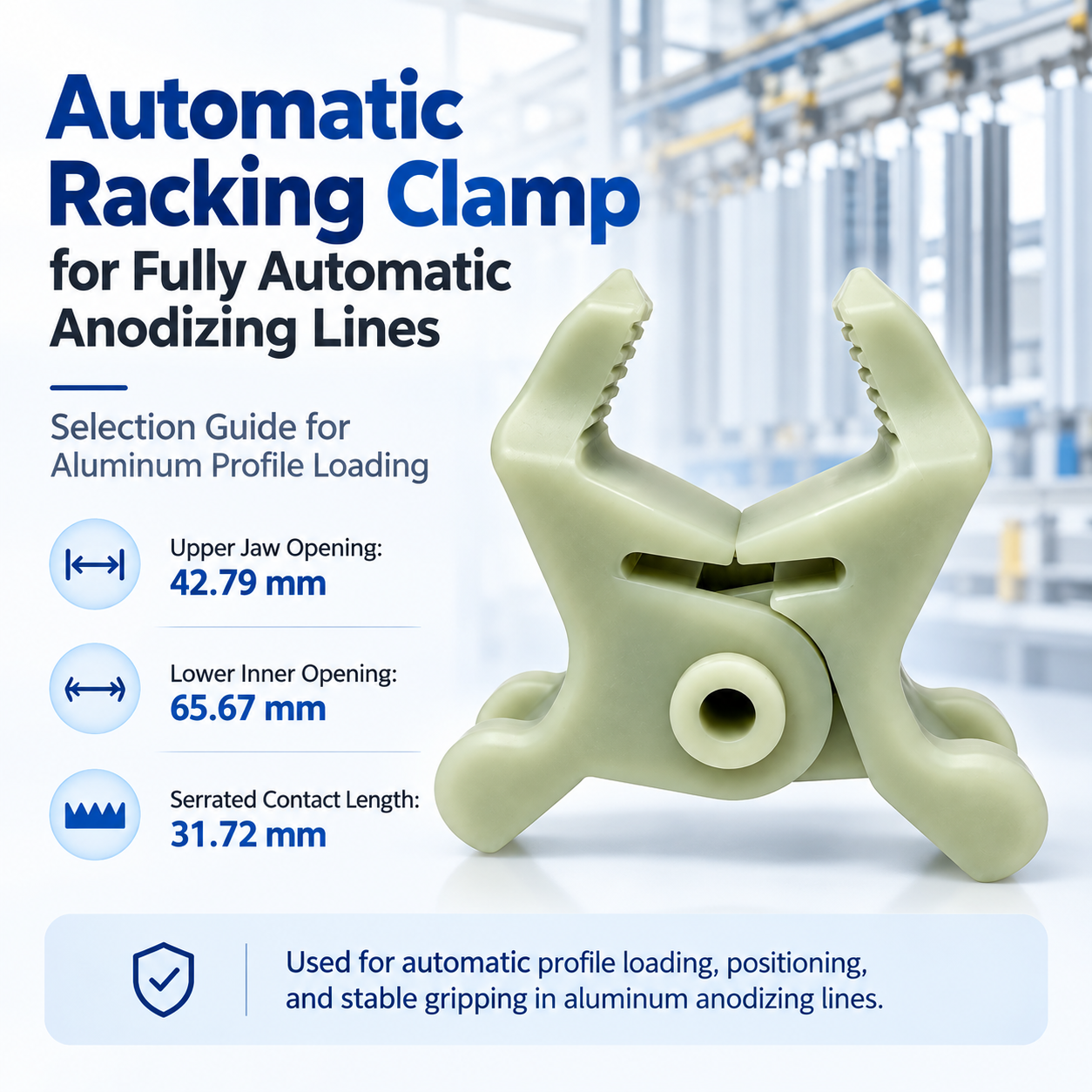 Anodizing Line Automatic Loading Rack Clamp  Surface Treatment