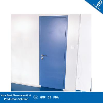 Chemical Resistance Pharmaceutical Clean Room Door With Powder Coated Surface