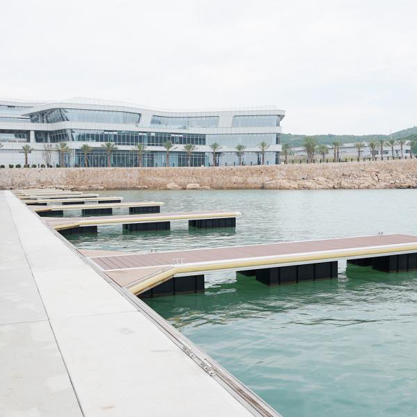 Customized Yacht Floating Dock Durable Marina Aluminum Alloy Floating Pontoon