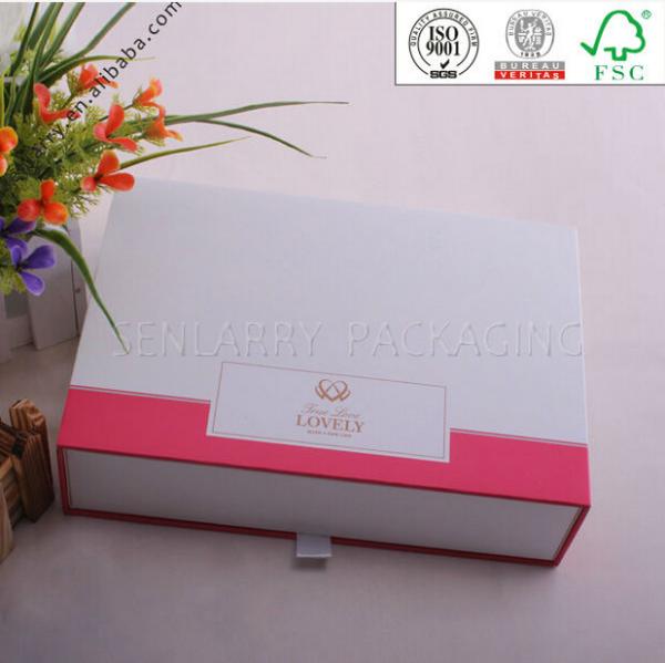 promotional professional custom made cosmetic powder box certificated by ISO BV SGS,can print the company LOGO