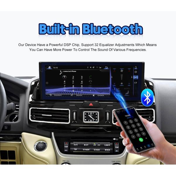 12.3 дюймовый сенсорный стерео для 20016-2020 Toyota CRUISER LC200 GPS навигационный мультимедийный проигрыватель беспроводный Carplay BT 4G