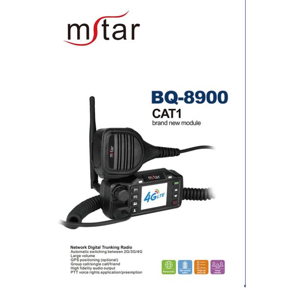 POC 5000km Distance Walkie Talkie BQ-8900 2G/3G/4G GPS Car Walkie Talkie Radio