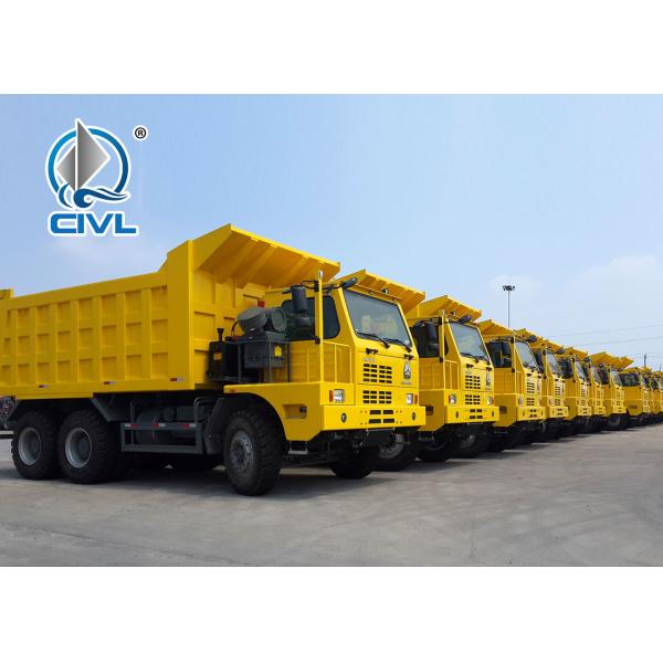 SINOTRUK HOWO 6X4 mining dump truck 371hp 70T off  Road Mining King Dump Truck with Rear GateColor customizatio