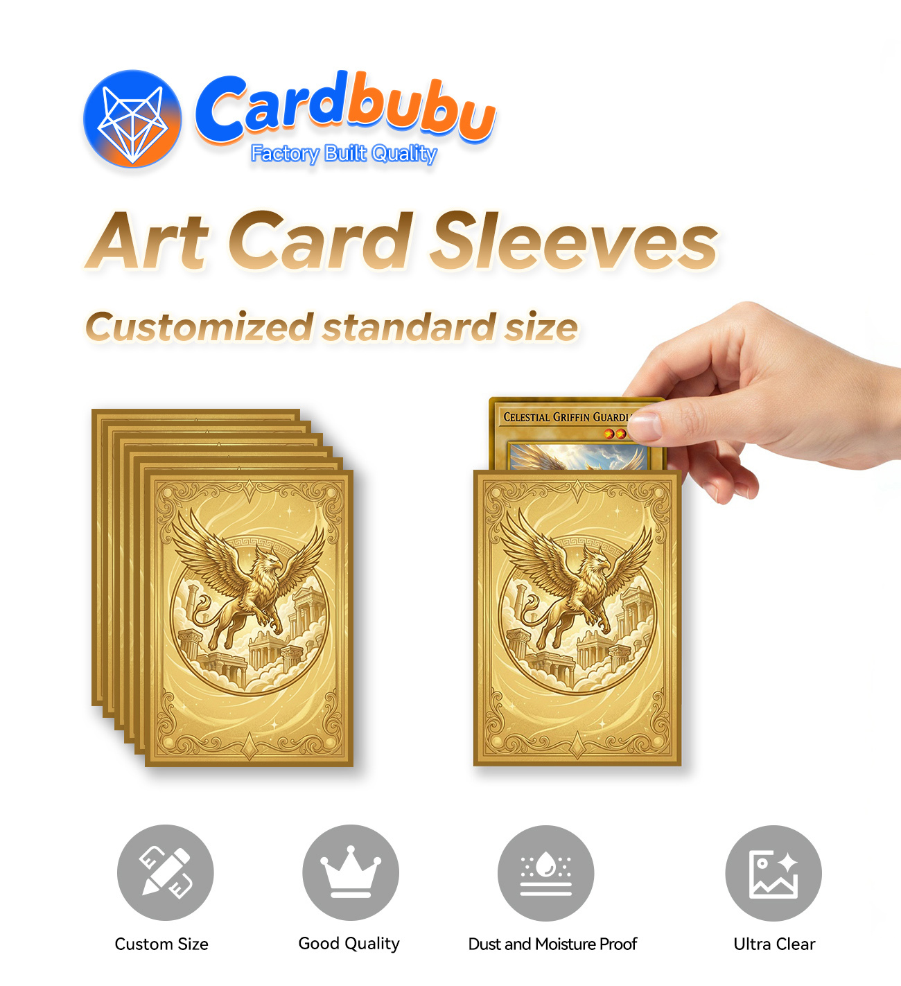 PP TCG Card Sleeves CMYK Pantone Card Protectors For TCG Bulk Orders