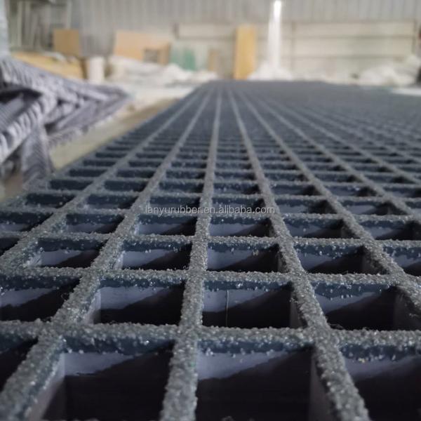 Mesh Molded Yellow Frp Grp Grating Textile Dyeing Anti Slip 38mm