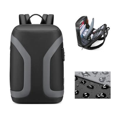 Soft Handle Laptop Water Resistant Backpack For Work Thread Pattern Type