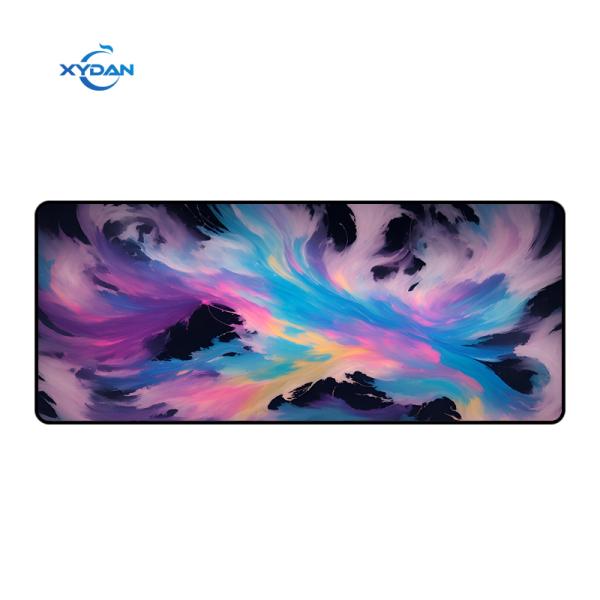 100% Eco-friendly Rectangular Rubber Pad for Gaming Customized Neoprene Desk Mat
