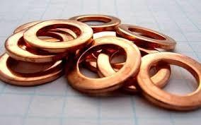OEM ODM Gasketes de metal plano de cobre e níquel personalizados para acessórios de tubos