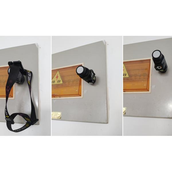 Versatile Touchless Sensor Activated Head Torch With Magnetic Tail COB Flood Beam