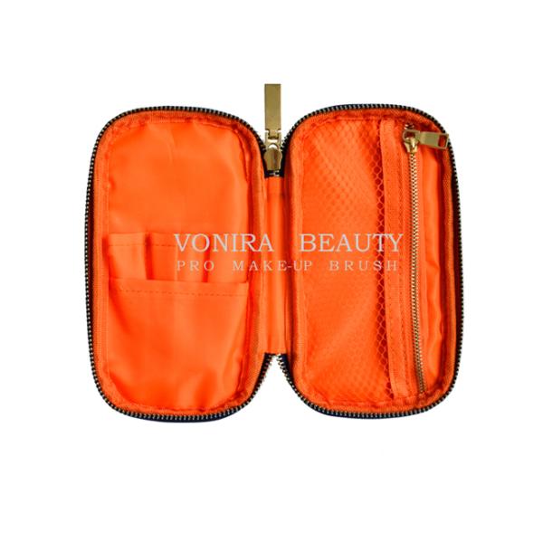 Portable Makeup Brush Bag Cosmetic Pouch Case Toiletry Holder For Women