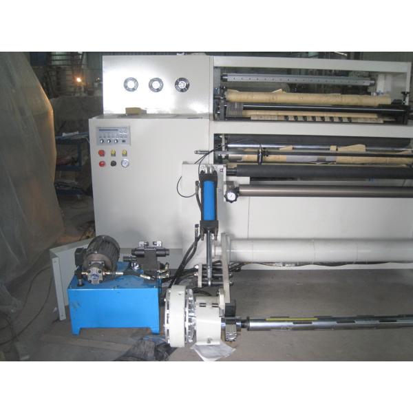PVC Roll Slitting Machine High Speed 380V Auto Tension Control