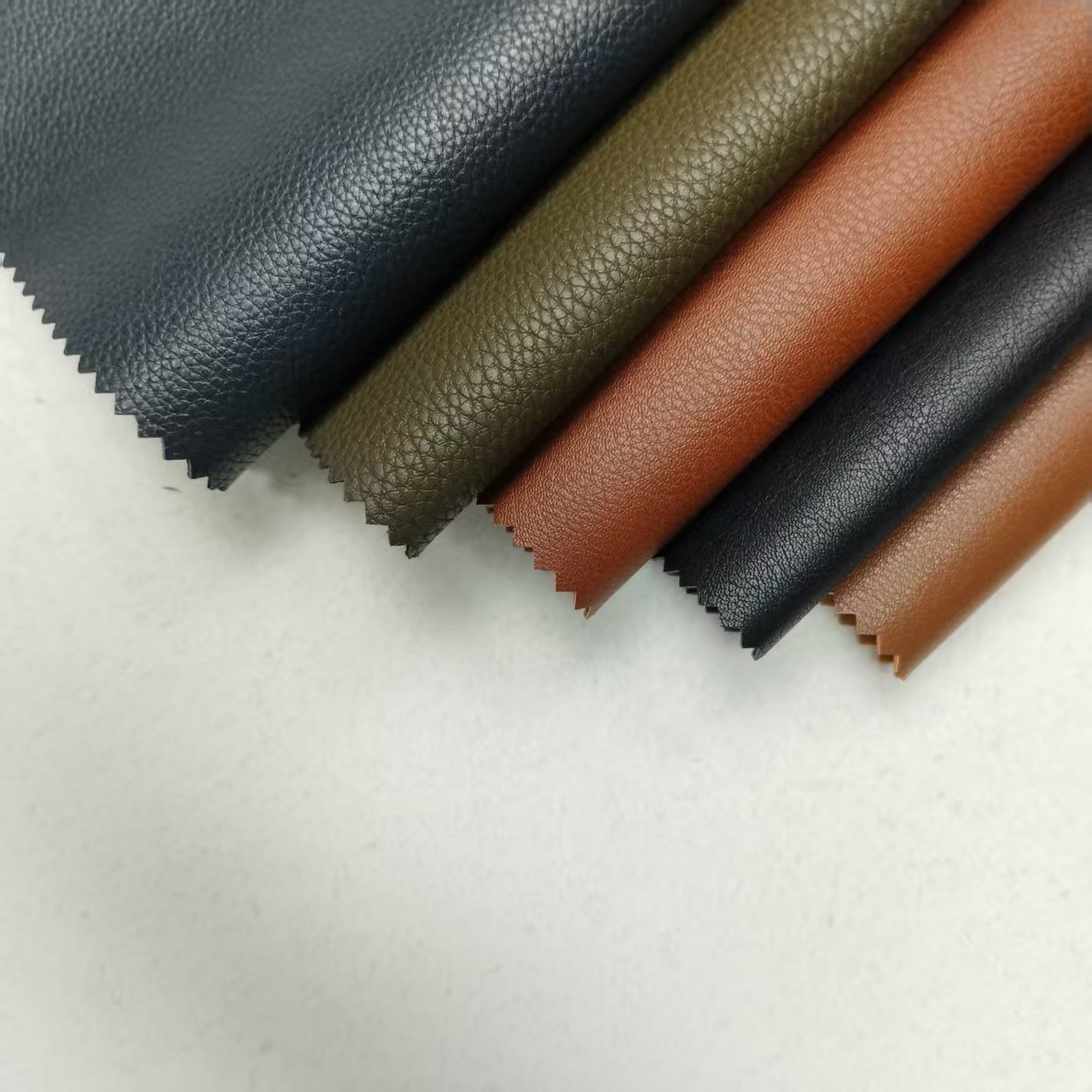 Free Sample Upper Synthetic Leatherette Textured Durable Abrasion-Resistant Pu Leather for Shoes Pu Artificial Leather Fabric