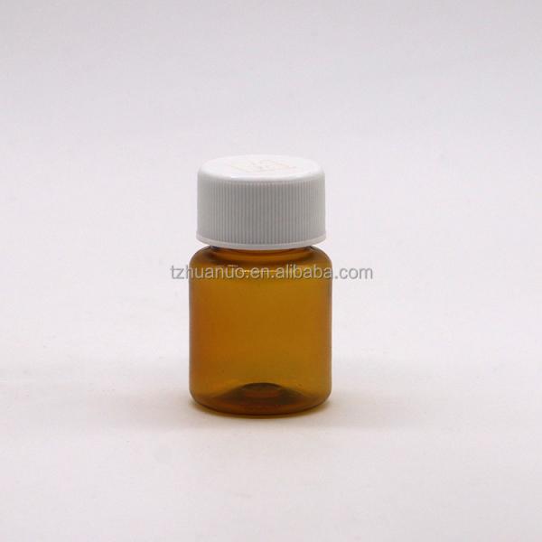 Screen Printing 15ml Empty PET Plastic Medicine Pill Bottle Container for Solid Powder
