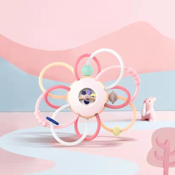 Food Grade Silicone Children'S Dental Glue Grinding Stick Baby Puzzle Silicone Toy Grab Ball