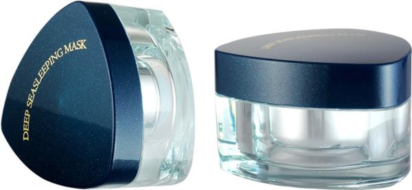 Le cosmétique acrylique du conteneur JL-JR805 cogne le pot de crème de triangle de 30ml 50ml