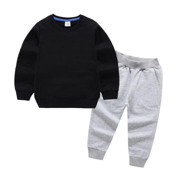 80cm-150cm Spring Children's Clothing Kids 2pcs Toddler Jogger Clothing Sweat Set