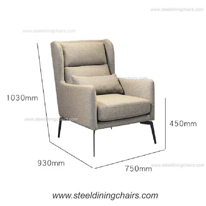 Современная кожаная гостиная 103CM 75CM крышек один стул Recliner Seater