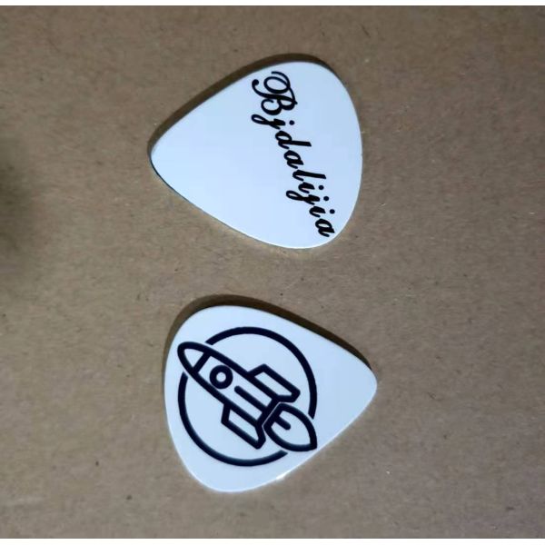 Custom Guitar Picks Metal Sublimation Musical Instrument Picks Guzheng Picks DIY Gift