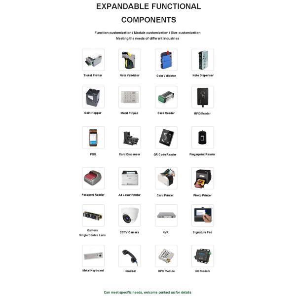 Android 11 Self Service Ticketing Kiosk Smart Self Service Payment Kiosk Machine