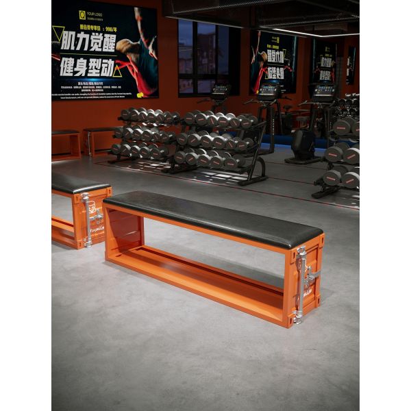 Household Oil Drum Bench Creative Indoor Metal Bench Customized