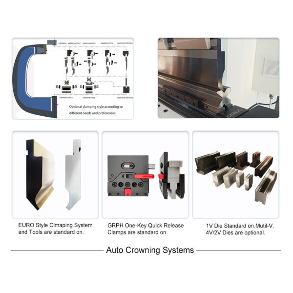 220V 380V 415V 440V Гидравлическая серво CNC прессовая тормозная машина Genius HSC Ultra