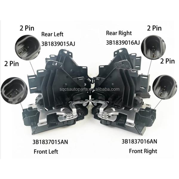 3B1 837 015AN OE NO. Black Car Door Lock Actuator for VW 2013-2015 SEAT 2002-2009